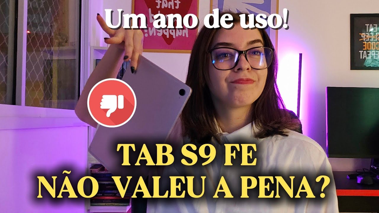Miniatura da avaliação em vídeo de Tablet Samsung Galaxy Tab S9 FE 10.9 polegadas 128GB