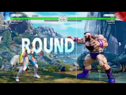 SFV Beta Phase 3 Online OlafRedland (Mika) v Floe (Zangief)