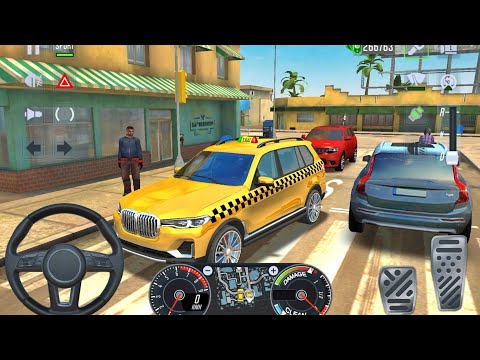 BMW X7 Uber Driving In Miami: Taxi Sim 2020 🚖🤩 Car Game Android Gameplay