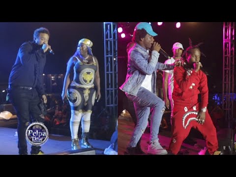 POPCAAN,SPICE,Bounty Killer, Muga honourable & PREDATOR having a nice time  AT KILLA'S BDAY PARTY