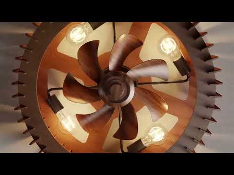Phokas 20" Ceiling Fan With Lights And Remote Control