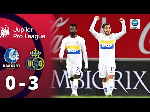 3 Tore in 8 Minuten! Saint-Gilloise deklassiert Gent | KAA Gent - Union Saint-Gilloise