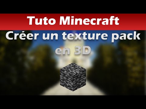 Minecraft Tuto - Create a 3D texture pack (Minecraft tutorial)