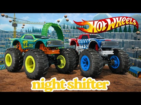 Hot Wheels Monster Truck Stunt Mayhem: Juego de carreras de mega rampas extremas de coches en pis...