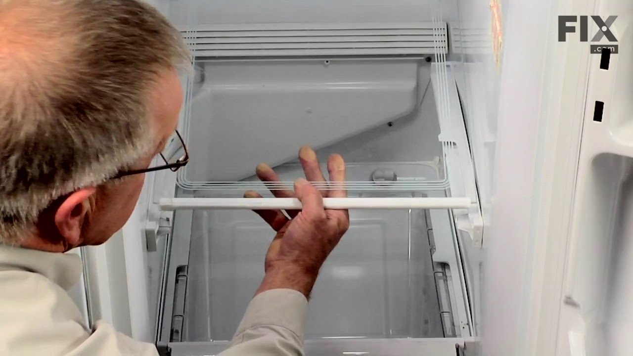 Replacing your Kenmore Refrigerator Drawer Slide Rail - Right Side