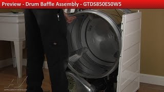 GE Dryer - Thumping Sounds While on Spin - Drum & Baffle Assembly Repair and Diagnostic