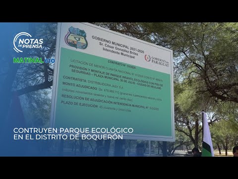 Realizan palada inicial para construcción del parque ecológico en Boquerón