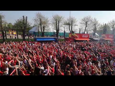 Kampioenenviering RAFC 2017 op de Bosuil - Antwerp kampioen
