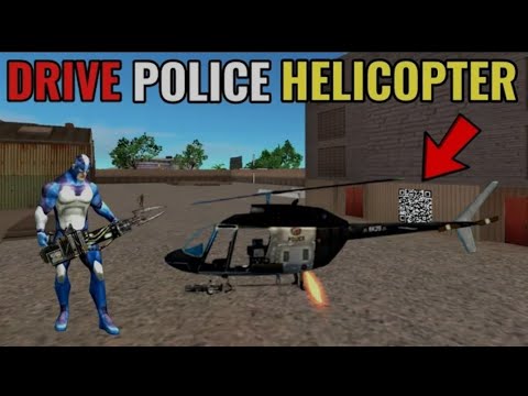 drive police helicopter in rope hero vice town real new update || ROPE MASTER