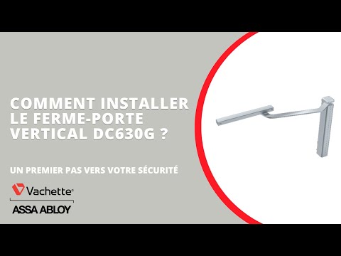 Ferme portail vertical à came DC 630 G pour portail 1300 mm et 150 kg ASSA ABLOY