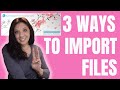 Silhouette Studio Quick Tips 3 Easy Ways To Import Your Files
