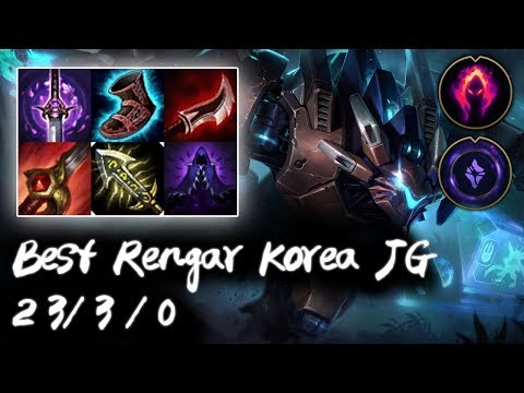 Best Rengar Korea Jungle vs Shyvana | 70% Win Ratio |  Korea High Elo Replays
