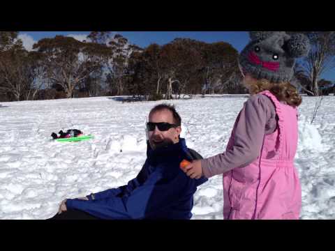 Isis, Rebecca and Conan in the snow 24 Aug 2013