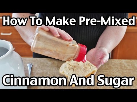 How To Make Pre-Mixed Cinnamon And Sugar Video