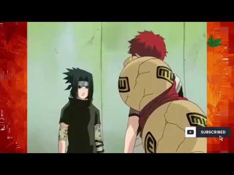 Sasuke vs gaara full fight english dub