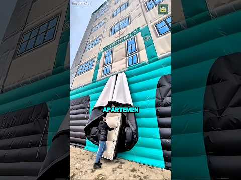 Pria Ini Berhasil Membuat Gedung Balon Fantastis⁉️😳