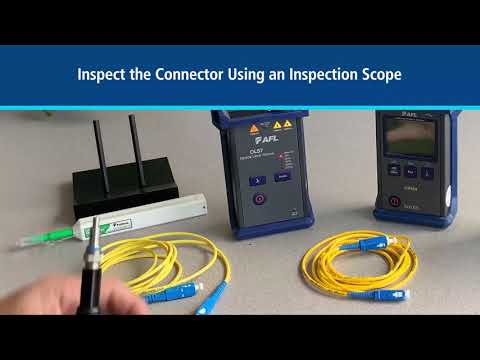 Basic Optical Loss Testing Using An Optical Power Meter And Light