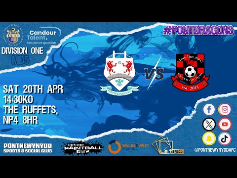 Pontnewynydd AFC v New Inn FC | Gwent Central League | Division One | 20/04/2024 | #pontdragons