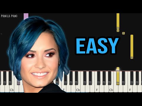 Demi Lovato - Anyone | EASY Piano Tutorial by Pianella Piano
