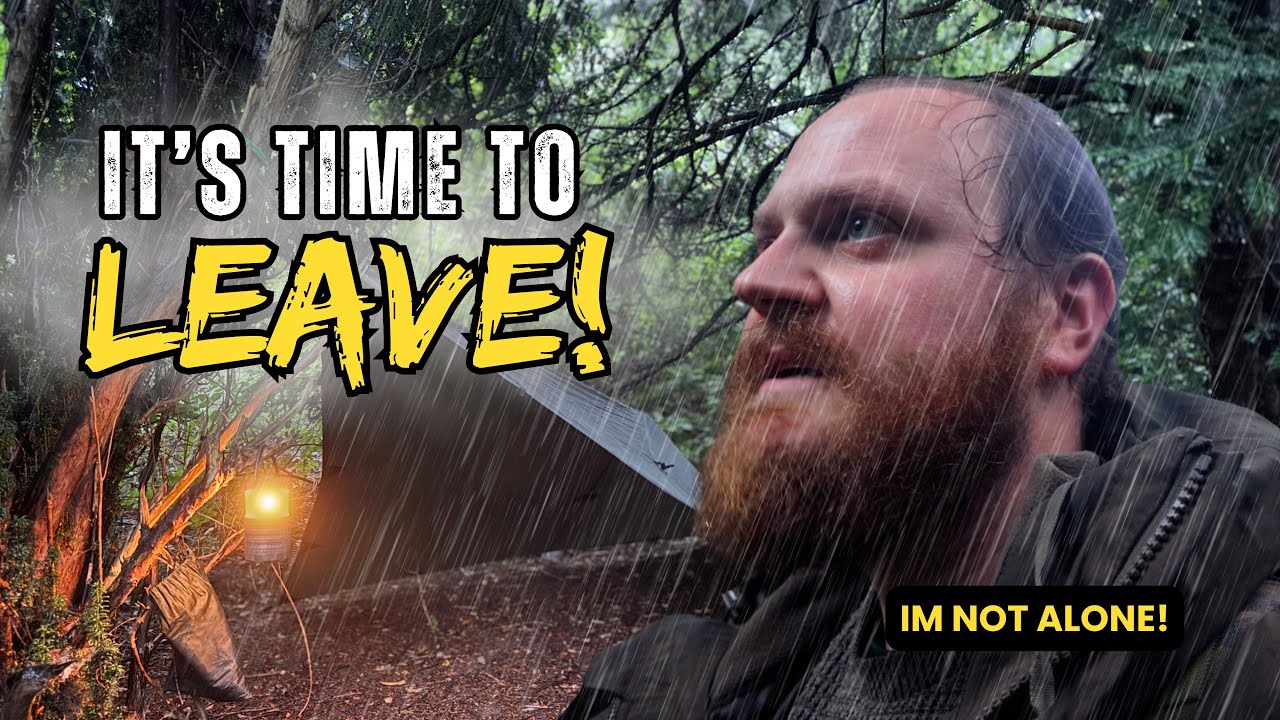 I ABANDONED MY SOLO WILD CAMP! - When It's Time To Leave, LEAVE!!