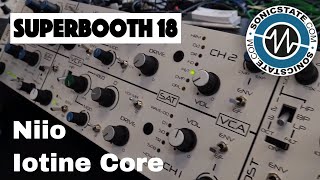Video thumbnail for Superbooth 2018 NiiO Analog Iotine Core Filterbank by sonicstate