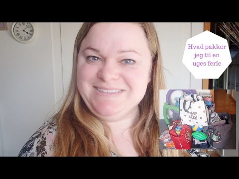 HVAD JEG PAKKER TIL EN UGE I SOMMERHUS