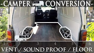 Step-by-Step Campervan Conversion  | No insulation needed | Pt.2/6