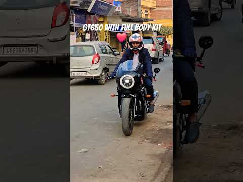 Continental GT 650 with full body kit ❤️ #caferacer #superbike #entry #biker #viralvideo #nextlevel