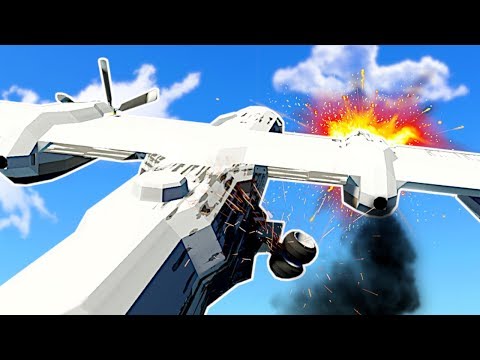 New Pilot Crashes Plane... AGAIN! - Stormworks Multiplayer Gameplay