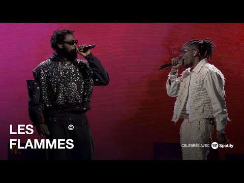 Gazo et Damso performent "La Rue" en exclusivité en live | LES FLAMMES 2023