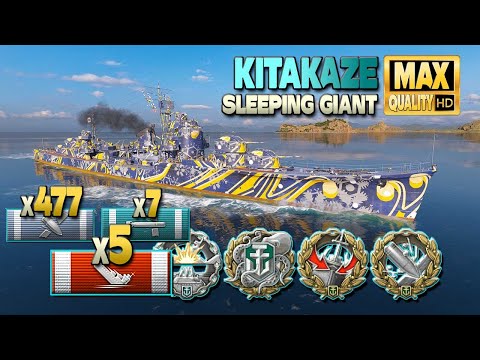 Destroyer Kitakaze: This flank is mine! World of Warships