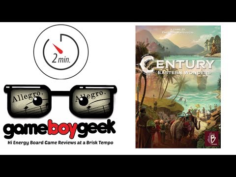 Century: Eastern Wonders & Sand to Sea (Allegro 2-min) Review with the Game Boy Geek