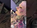 Person Is Getting Temporary Play Piercings For A Photo Shoot
