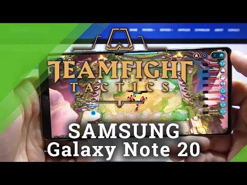 How to Play TFT Mobile on SAMSUNG Galaxy Note 20 – Teamfight Tactics GamePlay