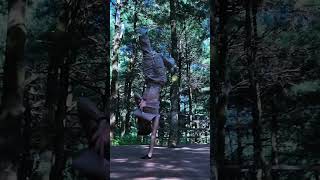 Muscular Dancer Delivers Explosive Breaking Moves in Public Park 💪🕺 #martialarts #chinesedancer