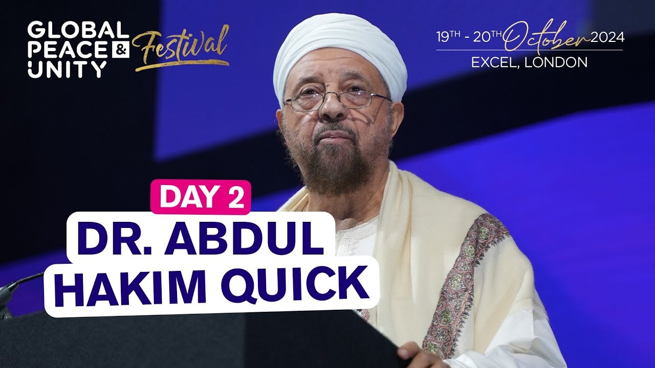 Dr. Abdullah Hakim Quick calls for a spiritual reset in the Muslim world at the GPU Festival.