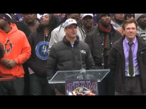 Watch The Baltimore Ravens Celebrate Super Bowl Win In M&T Bank Stadium