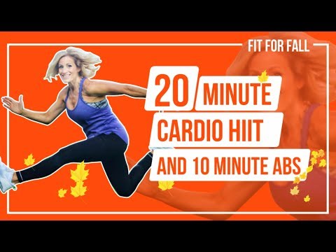 20 Minute Cardio HIIT and 10 Minute Abs | FIT FOR FALL | No Equipment