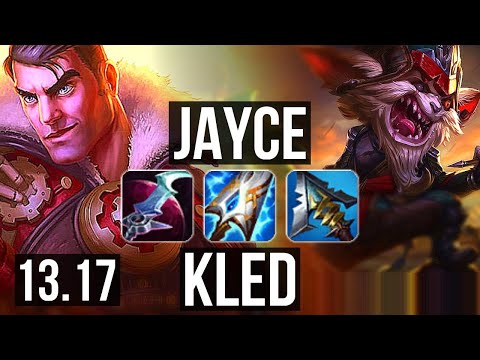 JAYCE vs KLED (TOP) | Rank 2 Jayce, 5/2/7, Rank 15 | NA Challenger | 13.17