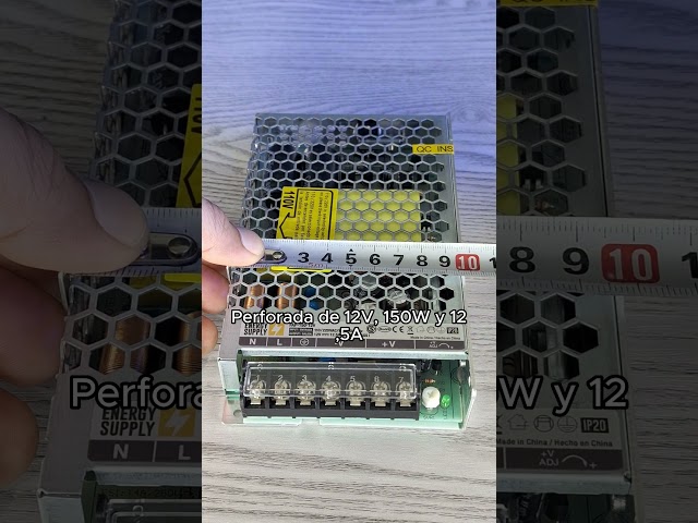 Vídeo relacionado con Módulo de fuente de alimentación conmutada de 12 V 2 A, CA-CC 24 W, entrada de 100-265 V, para equipos industriales, con protección contra sobrecarga/cortocircuito/sobretemperatura, compacto 69 x 36 x