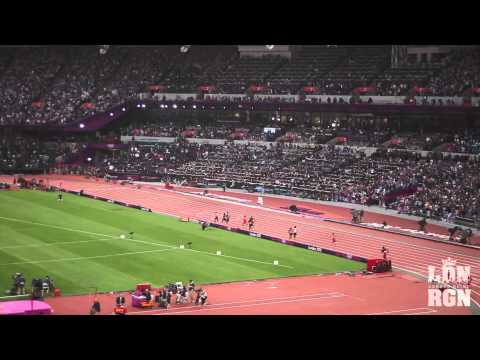 Mo Farah winning Men's 5000m final - crowd goes crazy (HD)