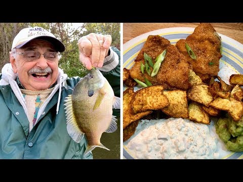 Fishing for Big Hot Fried Gills (low-carb thrills with minimal skills)