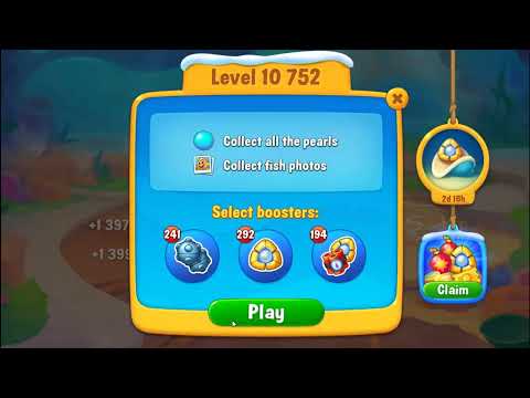 FISHDOM:  💥💥 Level 10750 Hard level, 10751, 10752, 10753, 10754 Hard level 💥💥