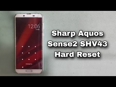 How To AQUOS SHARP Sense2 SHV43 Hard Reset Easy Method