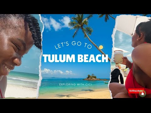 #Tulum Beach Club Vlog: It's A Margarita Type of Day 🍹 Come With Us To 📍Cinco Tulum #tulumbeach