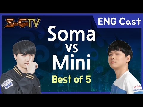 [ENG] Soma vs Mini (ZvP , Bo5) - Starcraft Remastered (StarCastTV English)