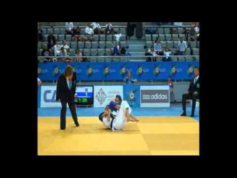 2012 Judo U20 EM Porec: KAISER, Nicole (AUT) -  LOKMANHEKIM, Dilara (TUR)
