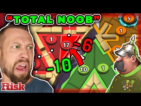 The Most Annoying NOOB In RISK! - Trigons Labyrinth