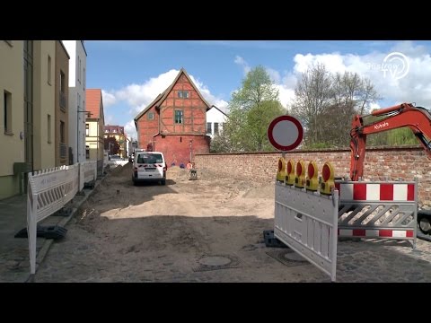 Bauarbeiten in der Schnoienstraße