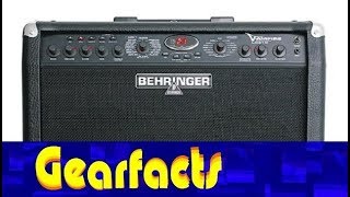 Video thumbnail for Behringer LX210 V-ampire modelling amp demo by Gearfacts
